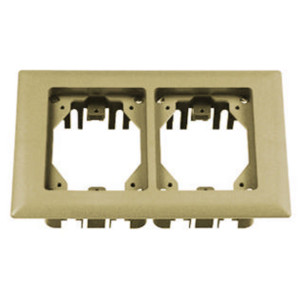 Hubbell PFBRFI2 2-Gang Rectangular Floor Box - Carpet Flange