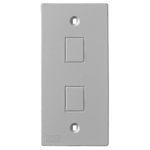 Hubbell KP2162GY 2 Jacks - Modular System
