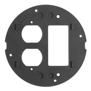 Hubbell SystemOne Sub-Plate Duplex/Decorator - S1SPDUSL