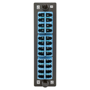 Hubbell FSPLCQS6H4B 24-Fiber LC Quad