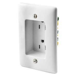 Hubbell RR1510W Tamper Resistant Receptacle