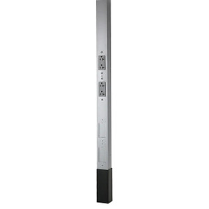 Hubbell HBLPPOAAL Blank Divider Pole