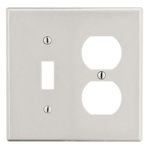 Hubbell P18LA 2-Gang Wallplate