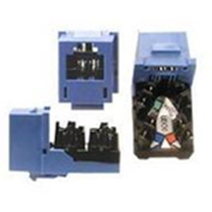 Jack, HXJ,6POS, Usoc, GY, Exclusive 1-PUNCH Termination Reduces Termination Time
