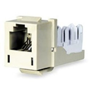 SpeedGain Category 5e Jack Universal Electric Ivory