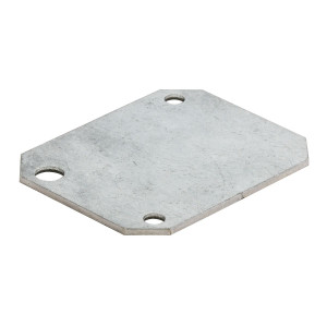 Hubbell S1R10PBFBLANK Bottom Feed Plate