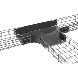 Hubbell HBTT0418 Wire Basket Tray Radius Tee - 4in x 18in