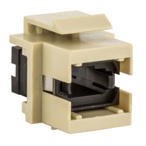 Hubbell SFFMTPBKEI MPO Connector - Black Electric Ivory