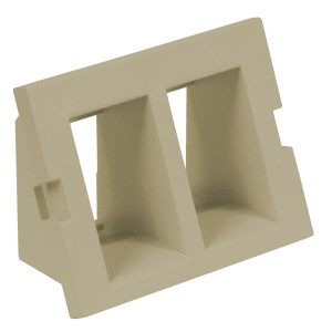 Hubbell IM2IA15EI 2 Port Recessed Angle Module
