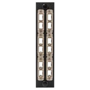Hubbell FSPNMTPDBE6 Fiber Adapter Panel