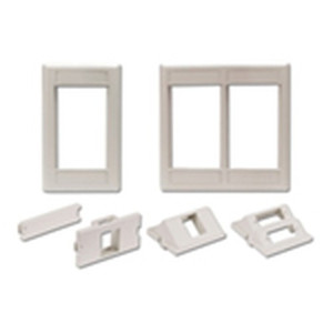 Hubbell iStation Modular Plate Frame Double Gang Office White