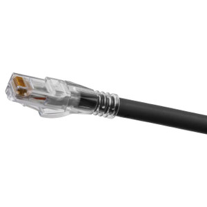 Hubbell PS6BK05 Cat6 Shielded Patch Cord – 5 ft – Black