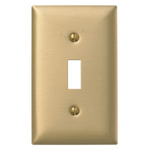 Hubbell SBP1 Toggle Plate - 1 Gang