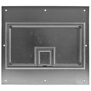 Hubbell 11-Gang Box Cover Carpet Flange Aluminum - CFB11CVRA