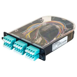 Hubbell OCSPLCQ24M4 24 Fiber LC Quad OM4/OM3