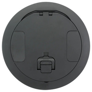 Hubbell CFBS1R8CVRBLK 8 Inch Round Cover