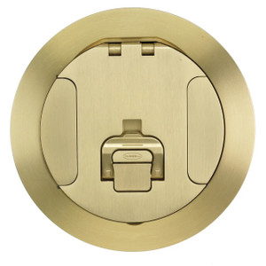 Hubbell CFBS1R6CVRBRS Round 6 Inch Cover - Brass
