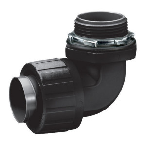 Hubbell P1009NBK 1in. Non-Metallic Connector