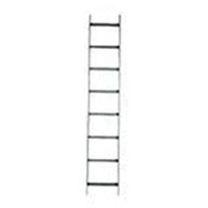 NextFrame Ladder Rack  Straight Section  10ft. L x 12in. W  Black  **Drop Ship Only**