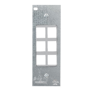 Hubbell FB10MPKEY 10-Gang Plate