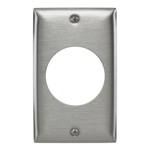 Hubbell SS737 Standard Size Stainless Steel Plate