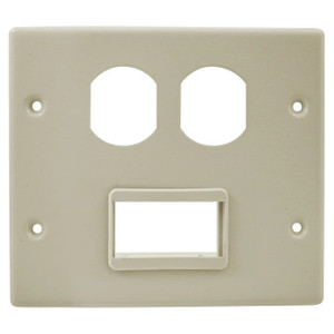 Hubbell HBL4747BSIV 4-Gang Device Plate