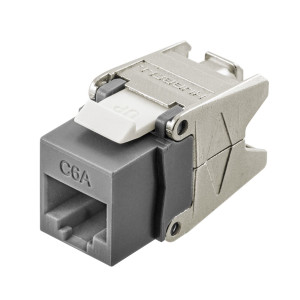 Hubbell HJU6AGY Category 6A Jack - Cobra-Lock