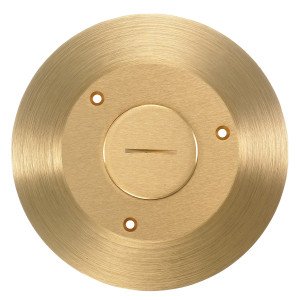 Hubbell SF2925 Round Brass Cover/Flange