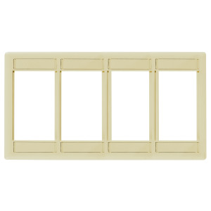 Hubbell IMF4EI 4-Gang Electric Wallplate