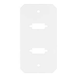 Hubbell S1R10CSP2H Single Gang - VGA/HDMI/DP