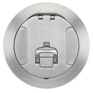 Hubbell CFBS1R6CVRALU 6 Inch Round Cover