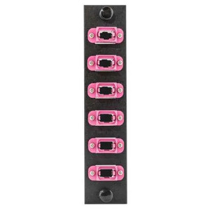 Hubbell FSPNMTPVI6 Fiber Adapter Panel