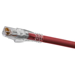 Hubbell HC6AR35 Cat6A Patch Cord – 35 ft – Red