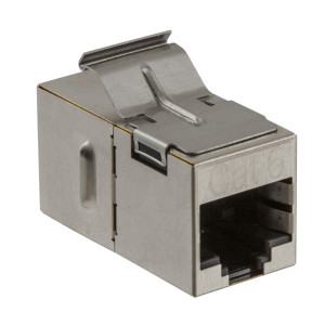 Hubbell Snap-Fit Inline Coupler Slim Cat6 Shielded - SFSC6