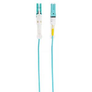 Hubbell DFPCCSCSF1MM OM4 CS to CS Duplex Fiber Patch Cord – 3.3 ft (1 m) – Aqua