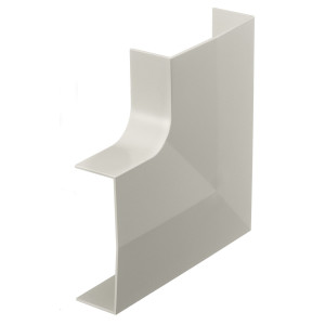 Hubbell BaseTrak (PB3) Flat Elbow (Cover) Office White - PB3