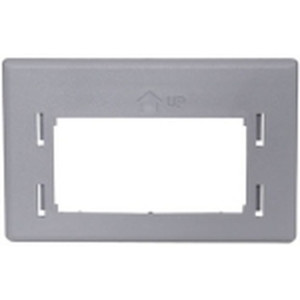 Hubbell Furniture Plate Reducing Adapter Herman Miller 2.982in. X 1.882in. Gray