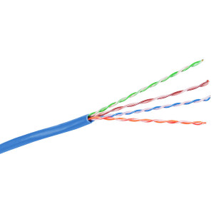 Hubbell Cable Link C6 Plenum Reelex Blue - HC6RPEB