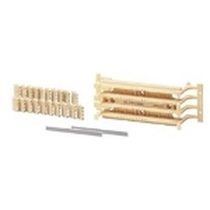 Hubbell 110 SYS, Fldterm KIT,4PR Conn BK,50PR, Ideal FOR USE IN Cross-connect AND Consol