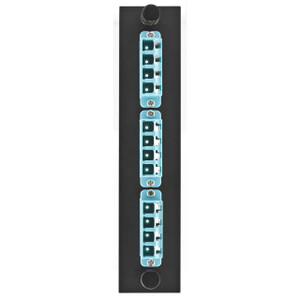 Hubbell FSPNLCQS3AQ 12 LC Quad Adapter Panel
