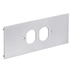 Hubbell HBLALUDR 1-Gang Duplex Plate