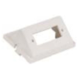 AV Unloaded Module  SC Angled  1 Duplex  1.5 Unit  Office White