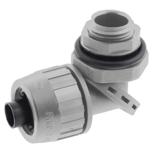 Hubbell PS0389NGY 3/8in. Male Connector - Gray