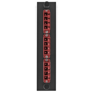 Hubbell FSPNLCQS3R 12P LC Quad Panel