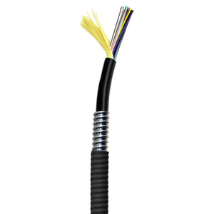 Hubbell Armored Fiber Cable OS2 6 Fiber - HFCD19006RSBK