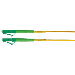 Hubbell SFHRCLCLCAS2SM OS2 LC to LC Simplex Fiber Patch Cord – 6.6 ft (2 m) – Yellow