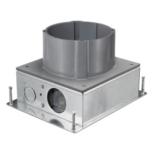 Hubbell S1SFBAV Round AV Box - Stamped Steel