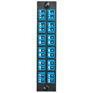Hubbell FSPNLCDS12B 24P LC Duplex Panel