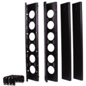 NextFrame in. Zin. Channel  7ft. H x 6in. W  with Cover  Black