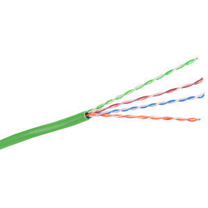Hubbell Cable Link C6 Riser Reelex Green - HC6RREGN